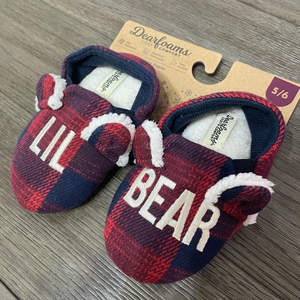 Dear‎ Foams Lil Bear Slippers 5/6